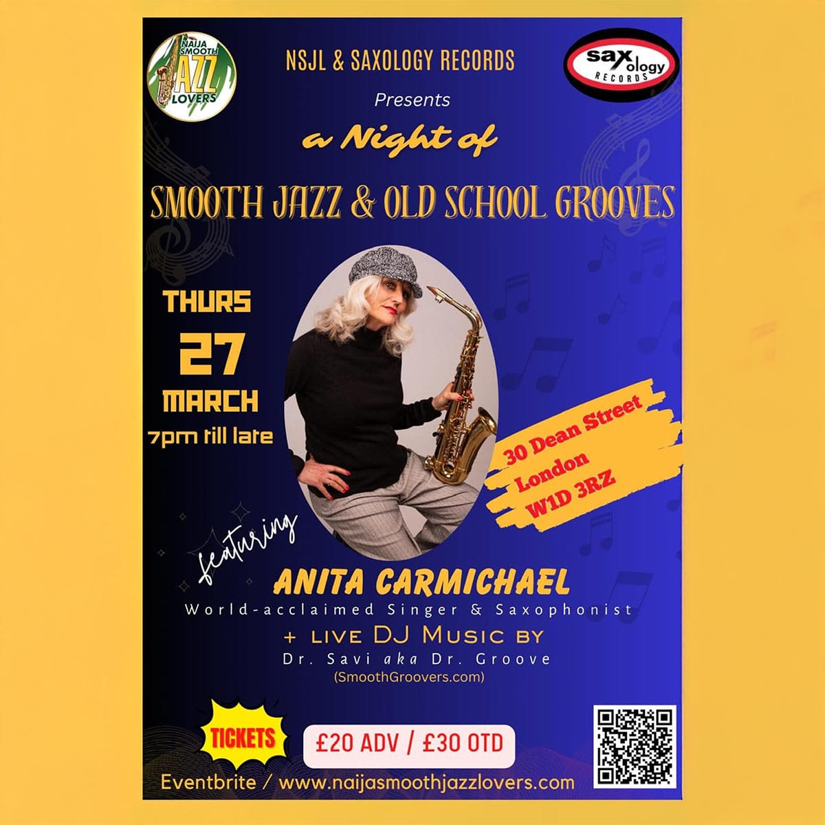 Anita Carmiachel Sax Soul Diva